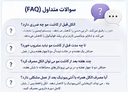 الکل قبل از کاشت مو؛ چند روز قبل نباید مشروب مصرف کرد؟ + بررسی علمی عوارض و زمان قطع الکل 7 سوالات متداول الکل قبل از کاشت مو