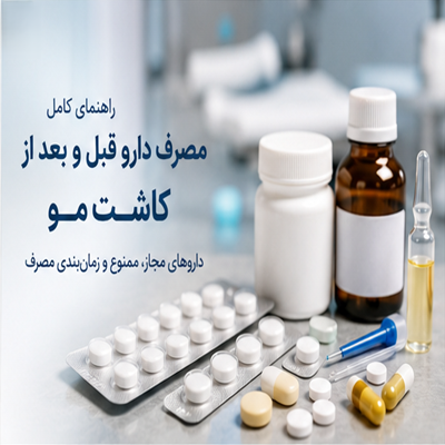 قرص و دارو قبل از کاشت مو